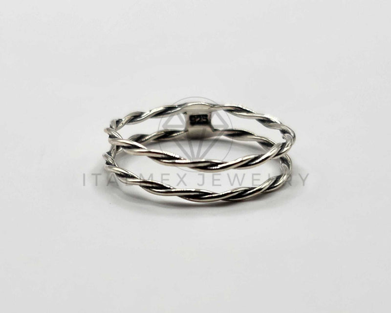 Anillo de Plata - 106342 - Anillo Torcido Plata .925