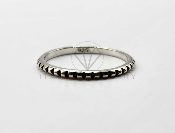 Anillo de Plata - 106351 - Anillo con Diseño de Rayas Plata .925
