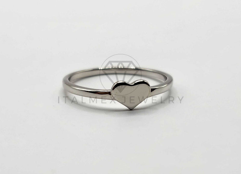 Anillo de Plata - 106353 - Anillo Corazon Liso Plata .925