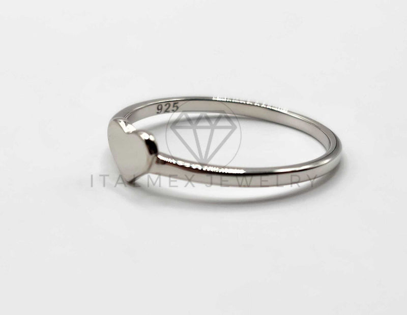 Anillo de Plata - 106353 - Anillo Corazon Liso Plata .925