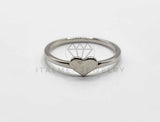 Anillo de Plata - 106353 - Anillo Corazon Liso Plata .925