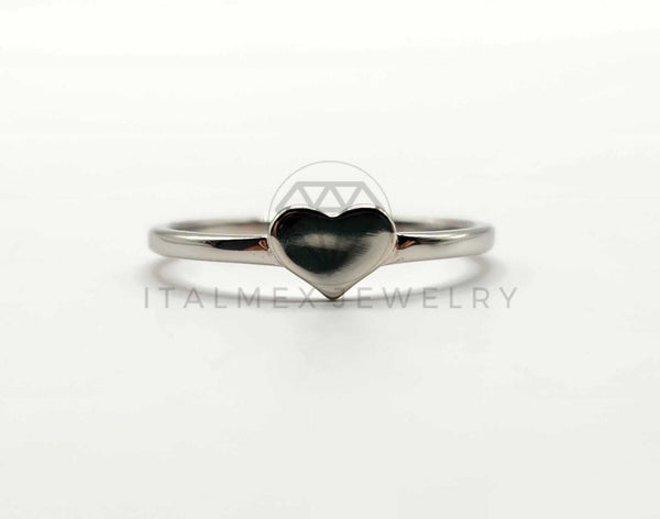 Anillo de Plata - 106353 - Anillo Corazon Liso Plata .925
