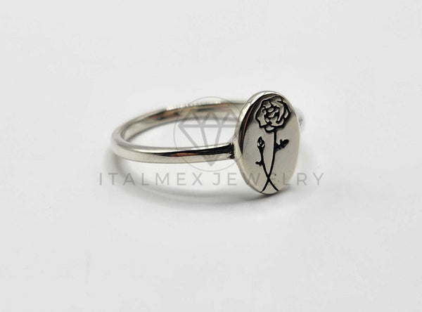 Anillo de Plata - 106354 - Anillo Rosa Plata .925