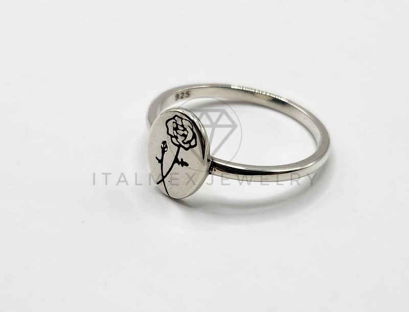 Anillo de Plata - 106354 - Anillo Rosa Plata .925