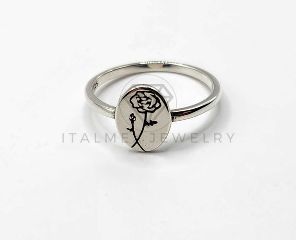 Anillo de Plata - 106354 - Anillo Rosa Plata .925