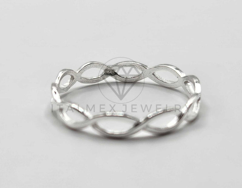 Anillo de Plata - 106346 - Anillo Trenzado Plata .925