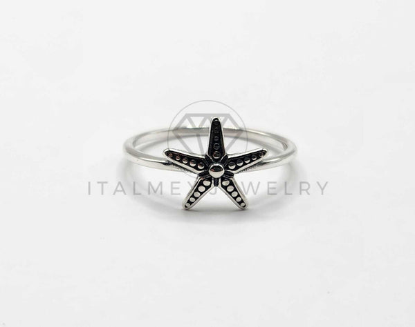 Anillo de Plata - 106356 - Anillo Estrella de Mar Plata .925