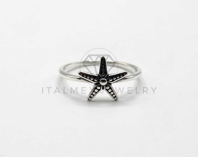 Anillo de Plata - 106356 - Anillo Estrella de Mar Plata .925