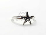 Anillo de Plata - 106356 - Anillo Estrella de Mar Plata .925