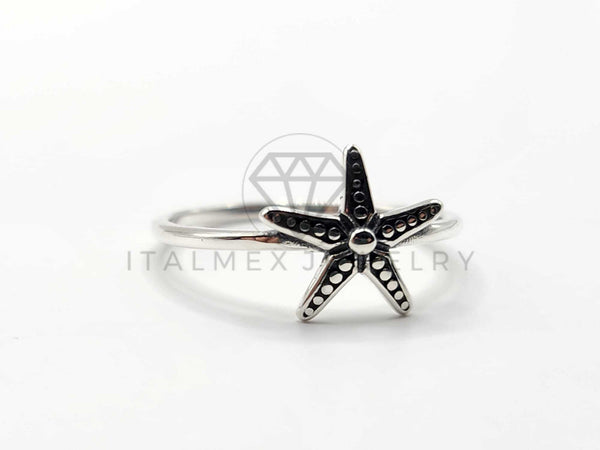 Anillo de Plata - 106356 - Anillo Estrella de Mar Plata .925