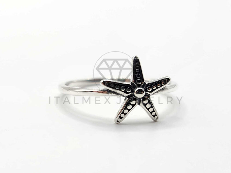 Anillo de Plata - 106356 - Anillo Estrella de Mar Plata .925