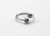 Anillo de Plata - 106359 - Anillo Dos Zirconia Plata .925