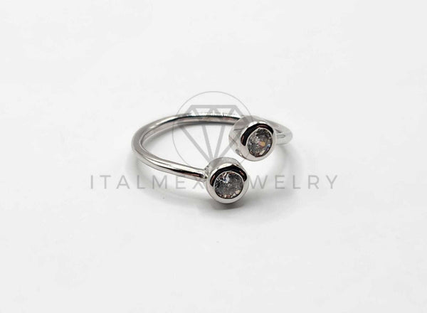Anillo de Plata - 106359 - Anillo Dos Zirconia Plata .925