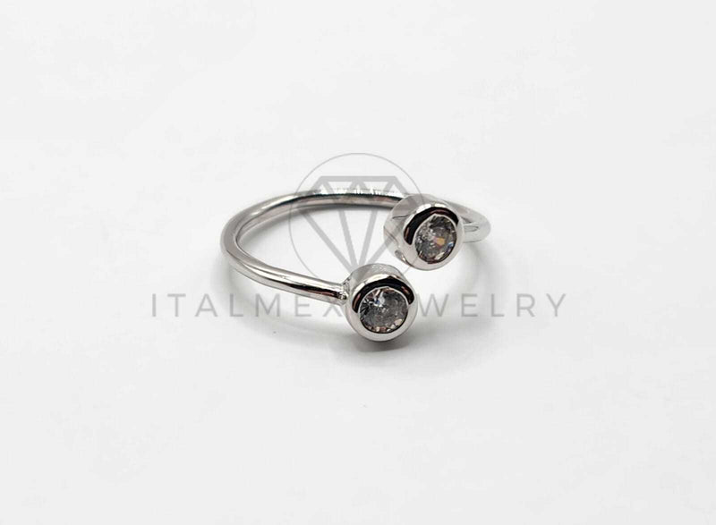 Anillo de Plata - 106359 - Anillo Dos Zirconia Plata .925