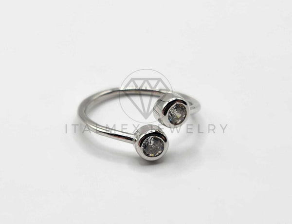 Anillo de Plata - 106359 - Anillo Dos Zirconia Plata .925