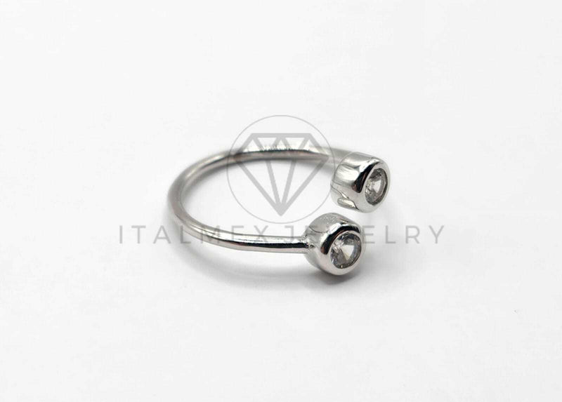 Anillo de Plata - 106359 - Anillo Dos Zirconia Plata .925