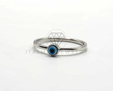 Anillo de Plata - 106360 - Anillo Ojo Turco Plata .925