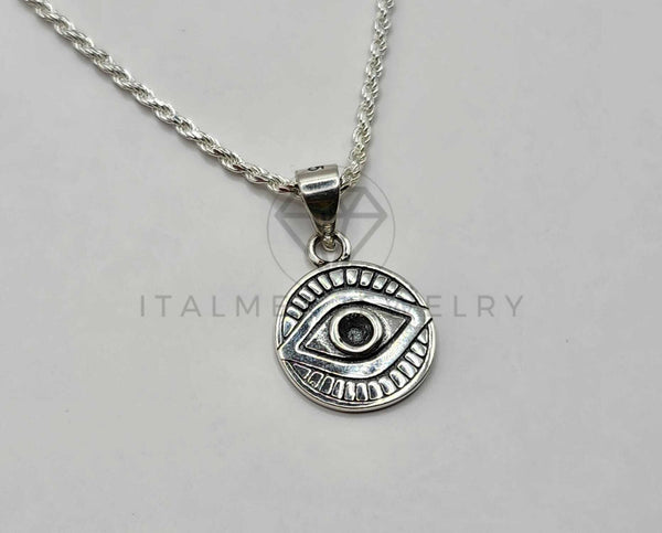 Dije de Plata - 106366 - Dije Ojo Turco Plata .925