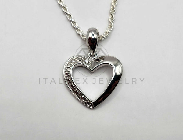 Dije de Plata - 106367 - Dije Corazon Plata .925