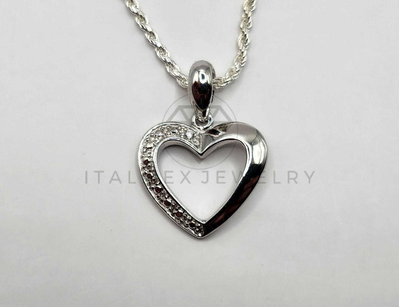 Dije de Plata - 106367 - Dije Corazon Plata .925