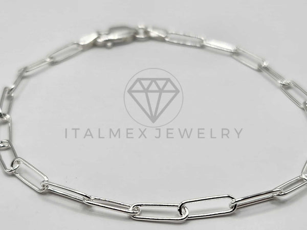 Pulsera de Plata - 106376 - Pulsera de Eslabones Plata .925