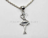 Dije de Plata - 106368 - Dije Bailarina Plata .925