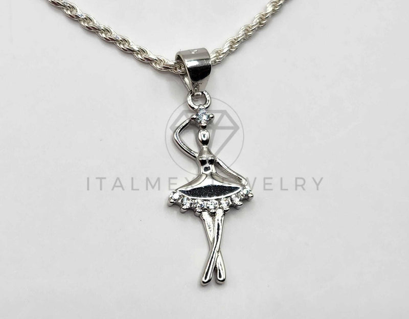 Dije de Plata - 106368 - Dije Bailarina Plata .925