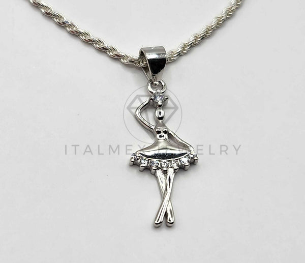 Dije de Plata - 106368 - Dije Bailarina Plata .925