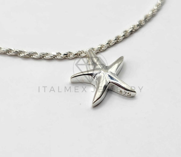 Dije de Plata - 106369 - Dije Estrella de Mar Plata .925