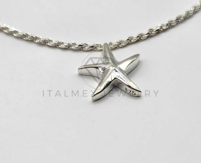 Dije de Plata - 106369 - Dije Estrella de Mar Plata .925