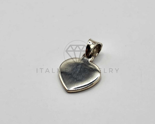 Dije de Plata - 106370 - Dije Corazon Liso Plata .925