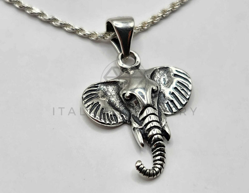 Dije de Plata - 106371 - Dije Elefante Plata .925