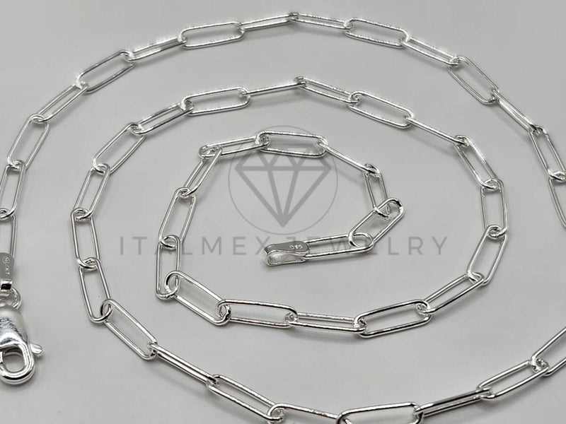 Cadena de Plata - 106372 - Cadena Eslabones de Plata .925
