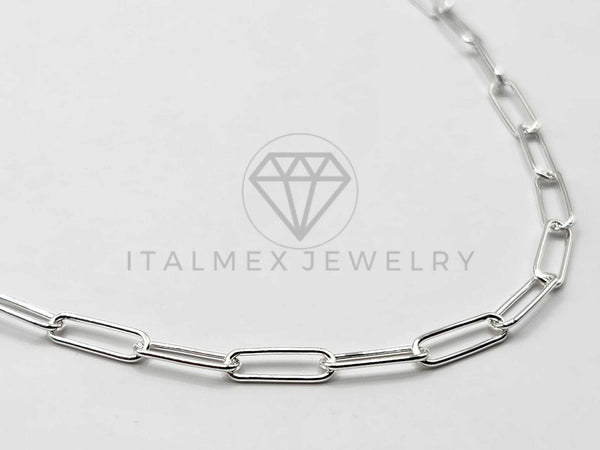 Cadena de Plata - 106373 - Cadena Eslabones de Plata .925