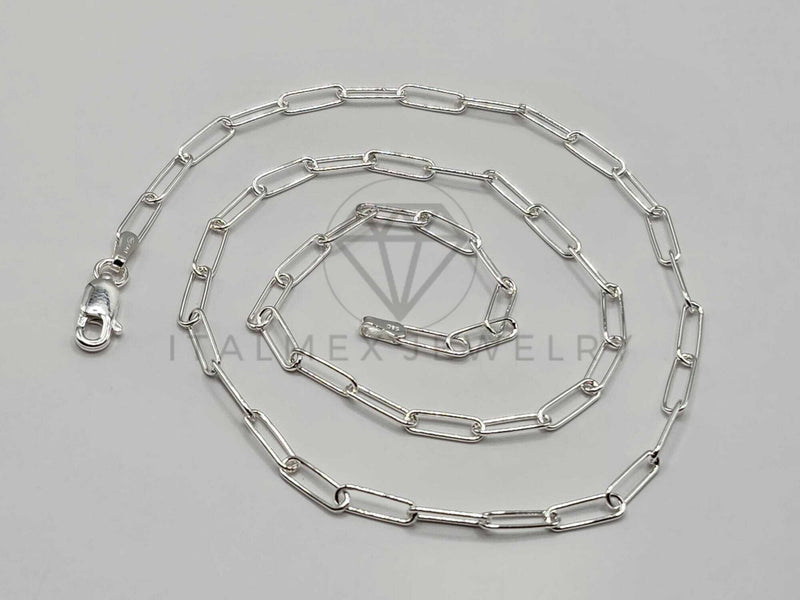 Cadena de Plata - 106374 - Cadena Eslabones de Plata .925