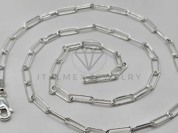 Cadena de Plata - 106374 - Cadena Eslabones de Plata .925