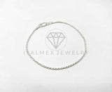Pulsera de Plata - 106378 - Pulsera de Torzal Plata .925