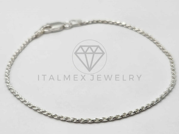 Pulsera de Plata - 106378 - Pulsera de Torzal Plata .925
