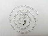 Cadena de Plata - 106379 - Cadena Corazones de Plata .925
