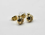 Broquel de Lujo - 106398 -  Arete Catarina CZ Oro Laminado 18K