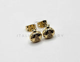 Broquel de Lujo - 106398 -  Arete Catarina CZ Oro Laminado 18K