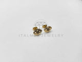 Broquel de Lujo - 106401 - Arete Ojo CZ Oro Laminado 18K