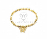 Pulsera de Lujo- 106414 - Pulsera Mariposa CZ Clara - Oro Laminado 18K