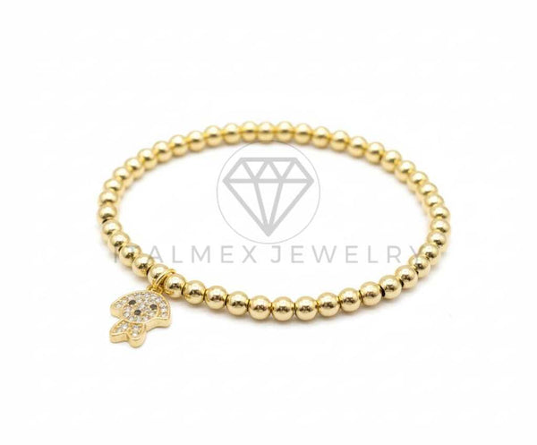 Pulsera de Lujo- 106413 - Pulsera Perrito CZ Clara - Oro Laminado 18K