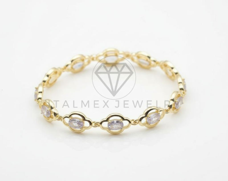 Pulsera de Lujo - 106564 - Pulsera CZ Clara - Oro Laminado 18K
