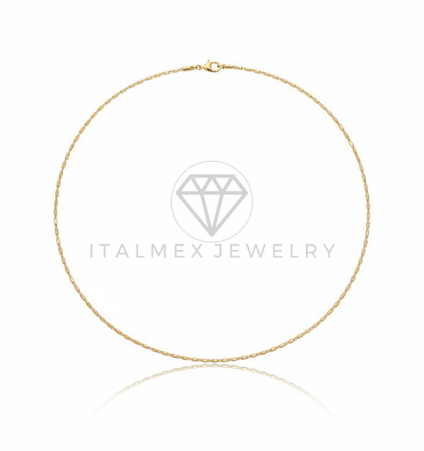 Cadena de Lujo - 106734 - Cadena 24" - Oro Laminado 18K