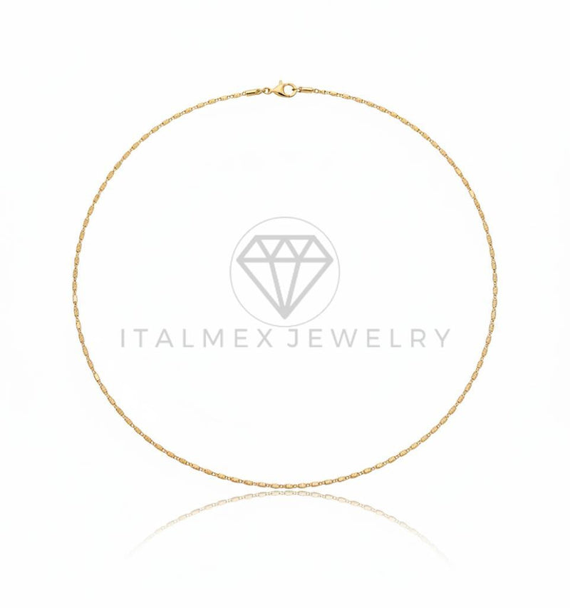 Cadena de Lujo - 106734 - Cadena 24" - Oro Laminado 18K