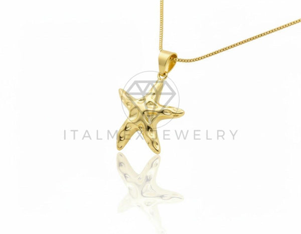 Collar Elegante - 106642 - Collar Estrella de Mar - Oro Laminado 18K