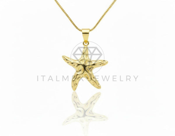 Collar Elegante - 106642 - Collar Estrella de Mar - Oro Laminado 18K