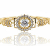 Pulsera de Lujo - 106750 - Pulsera CZ Clara - Oro Laminado 18K
